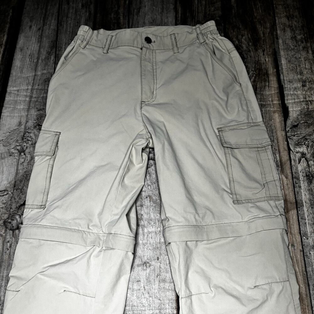 Nonwe Convertible Cargo Hiking Pants Women XS (30x27) Ripstop Outdoors Gorpcore - Picture 2 of 10